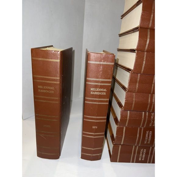 Alexander Campbell Millennial Harbinger 42 Volume Set 1987 Complete 1830-1870 - Picture 8 of 9